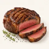 Beef, entrcôte, steak, pan fried "medium" (without addition of fat and salt)