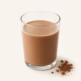 Boisson au malt et cacao, enrichie en vitamines et minéraux, préparée (avec du lait)
