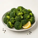 Broccoli, steamed (without addition of salt)