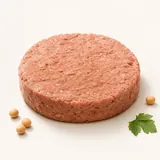 Burger, vegan aus Soja-oder Erbsenprotein, roh