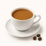 Caffelatte (scuro), non zuccherato