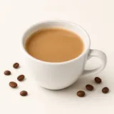 Milchkaffee, ungezuckert