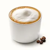 Cappuccino (sans poudre de chocolat), non sucré