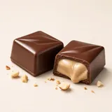 Chocolat au lait, fourré à la crème de noisettes