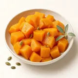 Pumpkin, steamed (without addition of salt)