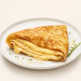 Crêpe au fromage, préparée