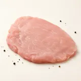 Escalope (average of beef, veal, pork, poultry), raw