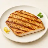 Escalope (average of beef, veal, pork, poultry), pan fried (without addition of fat and salt)