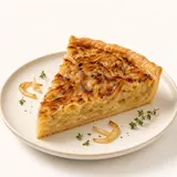 Gateau aux oignons, cuit au four (pâte brisée)