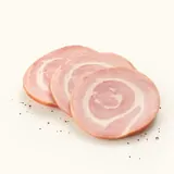 Rollschinken, gekocht (ohne Zusatz von Fett und Salz)