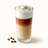 Latte macchiato, no sugar added