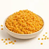 Lentil, split, cooked (without addition of fat and salt)