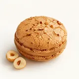 Macaron aux noisettes, fait maison