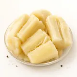 Manioca, radice, cotta (senza aggiunta di sale)