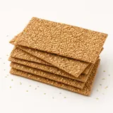 Crispbread, wholemeal, with sesame