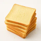 Bread for toasting, white, made with butter