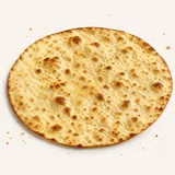 Dough for french pizza from Alsace, baked