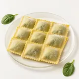 Teigwaren, frisch, gefüllt mit Spinat und Ricotta, roh