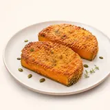 Piccata de courge, préparée