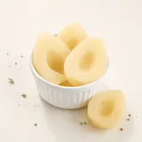 Poire, avec édulcorant, en conserve, égouttée