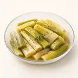 Leek, stewed (without addition of fat and salt)