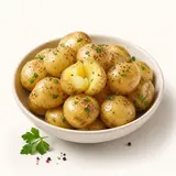 Patata novella, con buccia, bollita (senza sale)