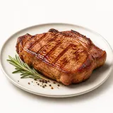 Pork, throat, pan fried (without addition of fat and salt)