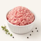 Pork, minced, raw