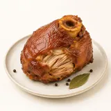 Schwein, Haxe, geschmort (ohne zusatz von Fett und Salz)