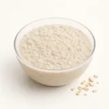 Porridge, préparé (avec du lait partiellement écrémé, sans adjonction de sucre)