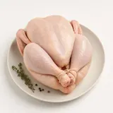 Chicken, whole, with skin, raw