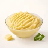 Purée de pommes de terre, préparée (avec de l'eau et du beurre)