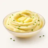 Purée de pommes de terre, préparée (avec de la crème et du beurre)