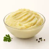 Purea di patate, preparata (con latte semiscremato e burro)