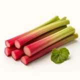 Rhubarbe, crue