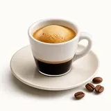 Ristretto with coffee cream, no sugar added