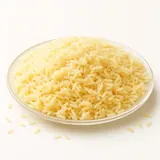 Riz parboiled, cuit à l'eau salée (sel non iodé)