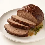 Rôti de viande hachée, fait maison, cuit au four