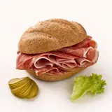 Sandwich (pain bis) à la charcuterie