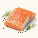 Salmone d'allevamento, crudo