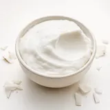 Yogurt substitute, based on coconut, plain