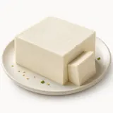 Tofu ferm, plain (produced with calcium salt)