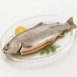 Forelle, ganz, gekocht (ohne Zusatz von Fett und Salz)
