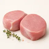 Veal, filet, steak, raw