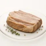 Veal, breast, cooked (without addition of fat and salt)