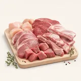 Meat (average excluding offal), raw