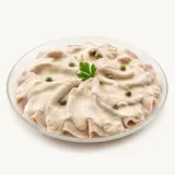 Vitello tonnato with garnish